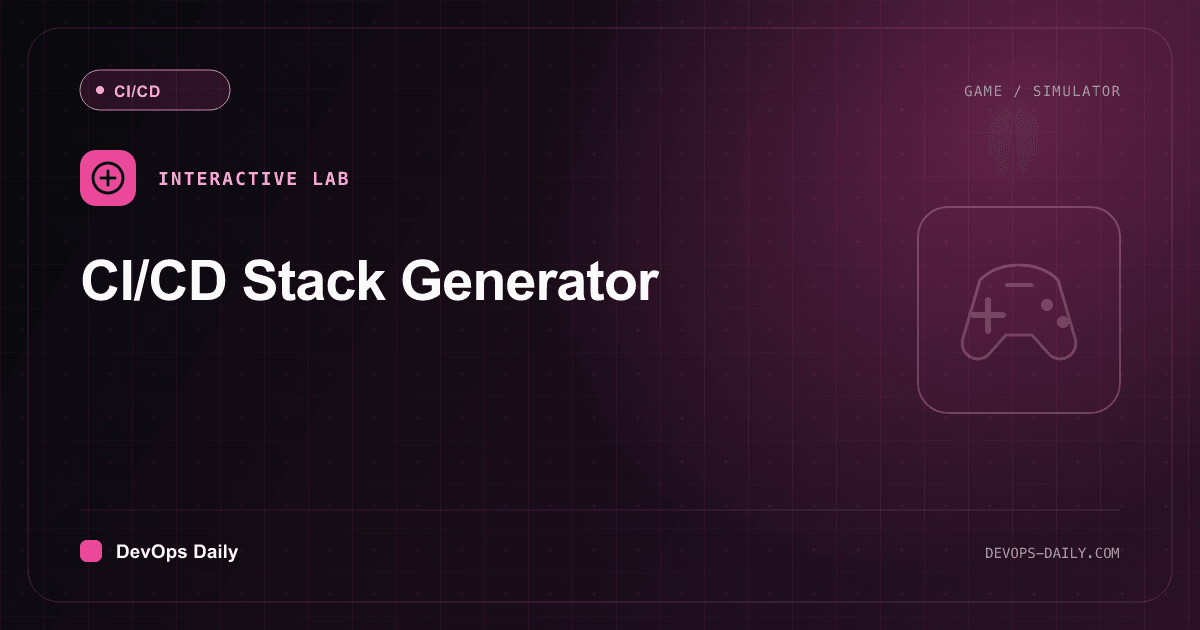 CI/CD Stack Generator
